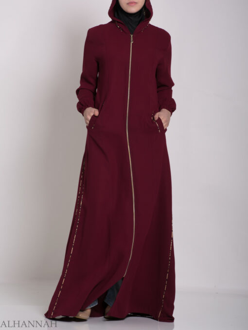 Wajihah Abaya - Moroccan Style Hooded ab672 (5)
