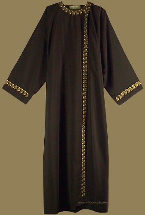 Khalije Style Abaya with Matching Shayla   ab211