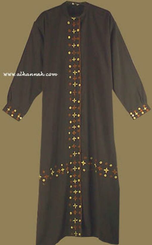 Traditional Embroidered Saudi Style Abaya ab212