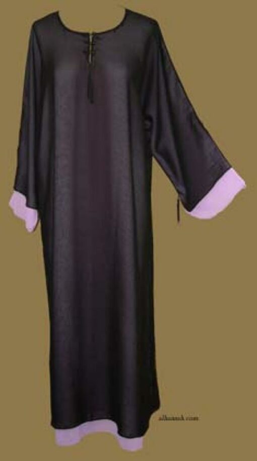 Double Layer pull-over Abaya with Matching Shayla (Oblong Scarf.)  ab258