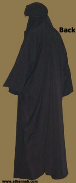 Traditional Iraqi Style Closed Abaya with Arms ab265