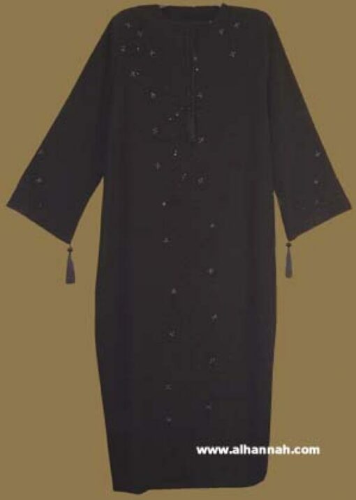 Traditional Arabian Pull Over Abaya and Matching Shayla (oblong scarf) ab270