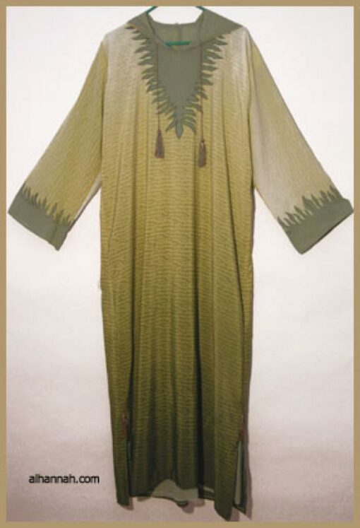 Traditional Double Layered Pull Over Abaya.  ab299