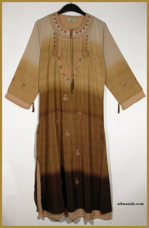 Embroidered Pull Over Abaya ab319