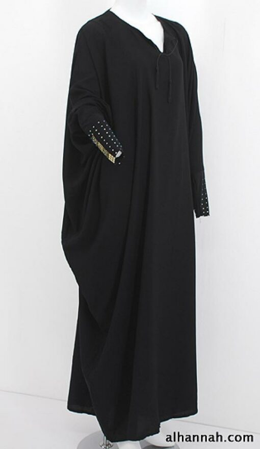 Free Size Embroidered Pull-over Abaya  ab516