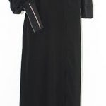 Crystal Trimmed Coat Style Abaya ab624