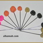 Floral Stick Hijab Pins ac155