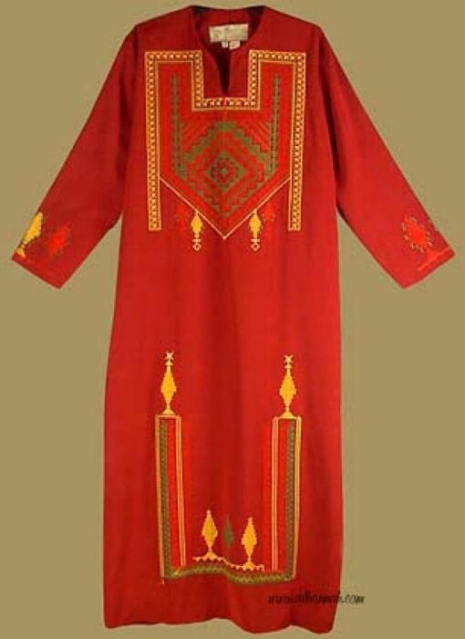 Girls Embroidered Bedouin Style Thobe ch335