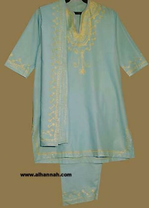 Girls 3 Piece Arabian Salwar Kameez suit ch359