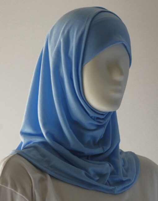 Girls Plain Edge Two Piece Hijab  ch419