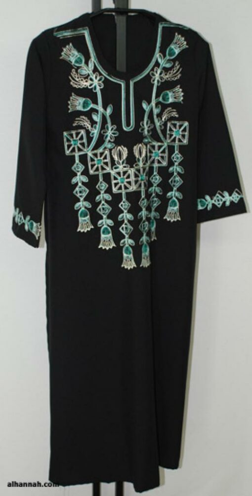 Girls Embroidered Bedouin Style Thobe ch473