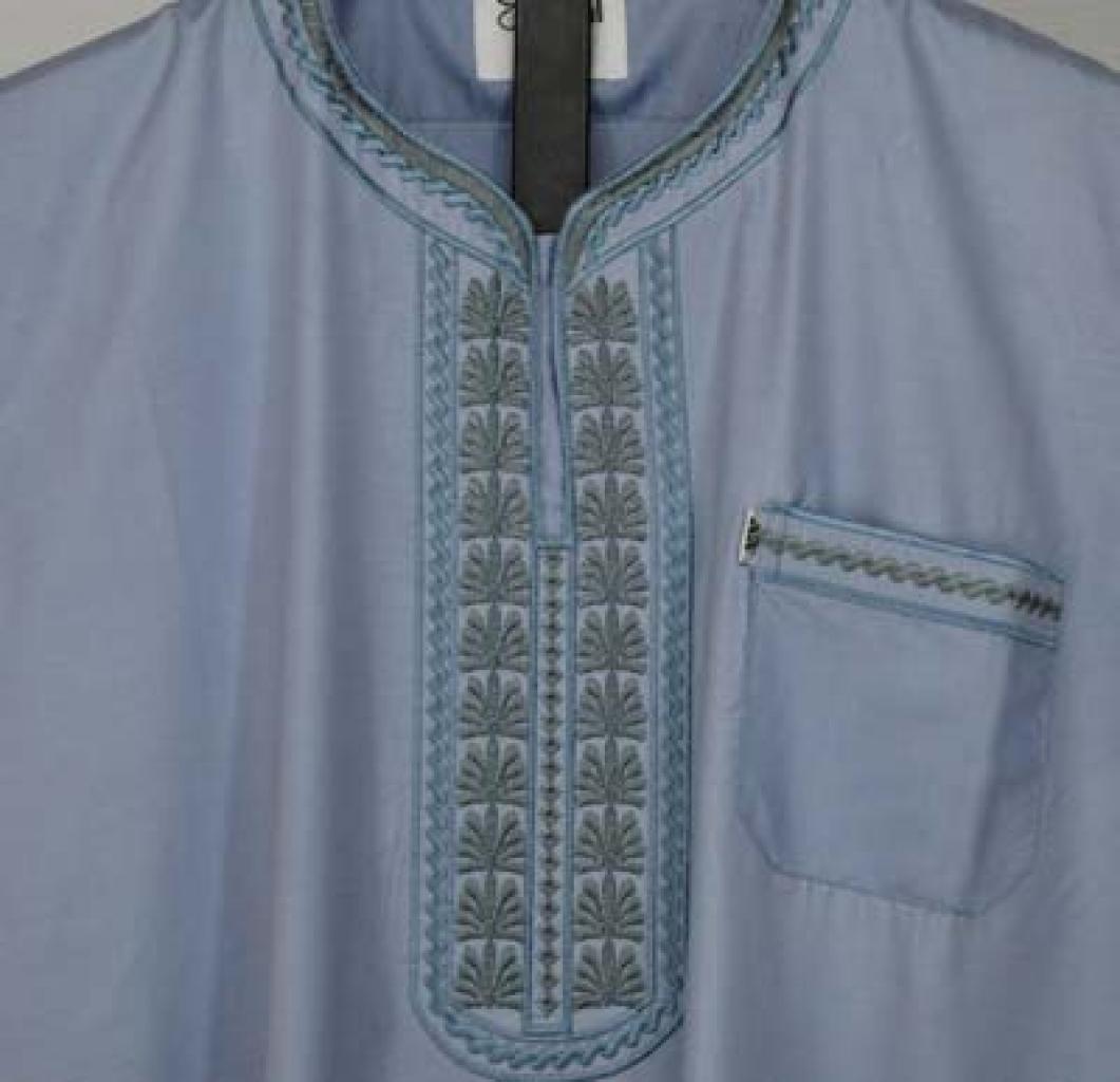 Boys Embroidered Moroccan Dishdasha ch477 » Alhannah Islamic Clothing