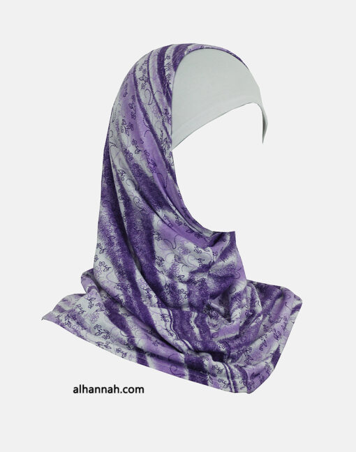 Girls  Amira  Vine Print Hijab - 2 Piece ch495