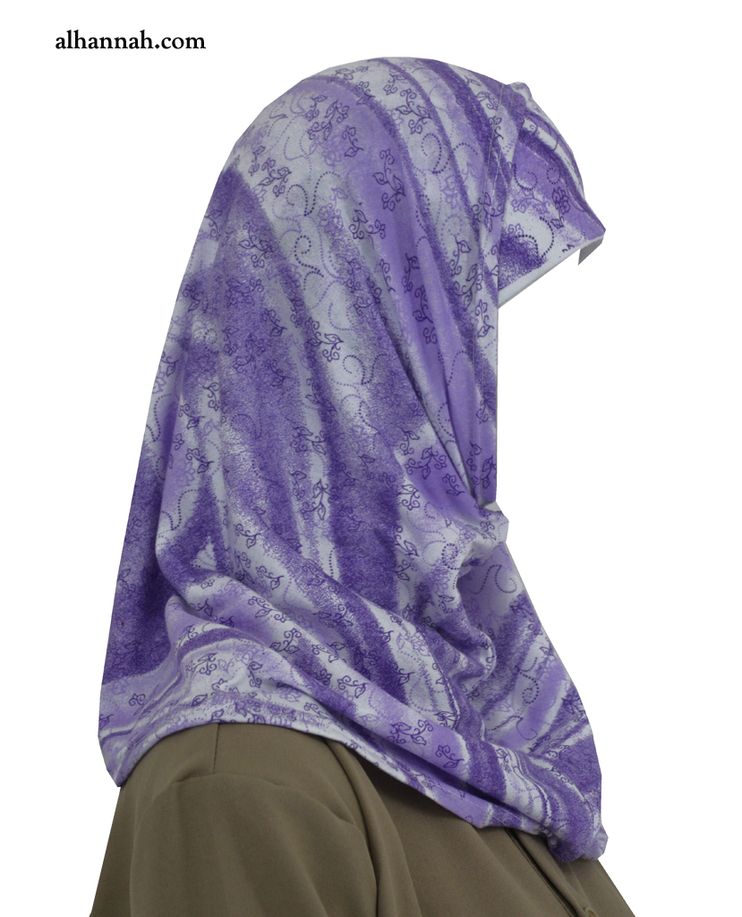 Girls AlAmirah Hijab Lilac Print ch502