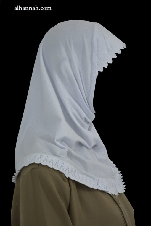 Girls AlAmirah Hijab with Scalloped Edge ch504