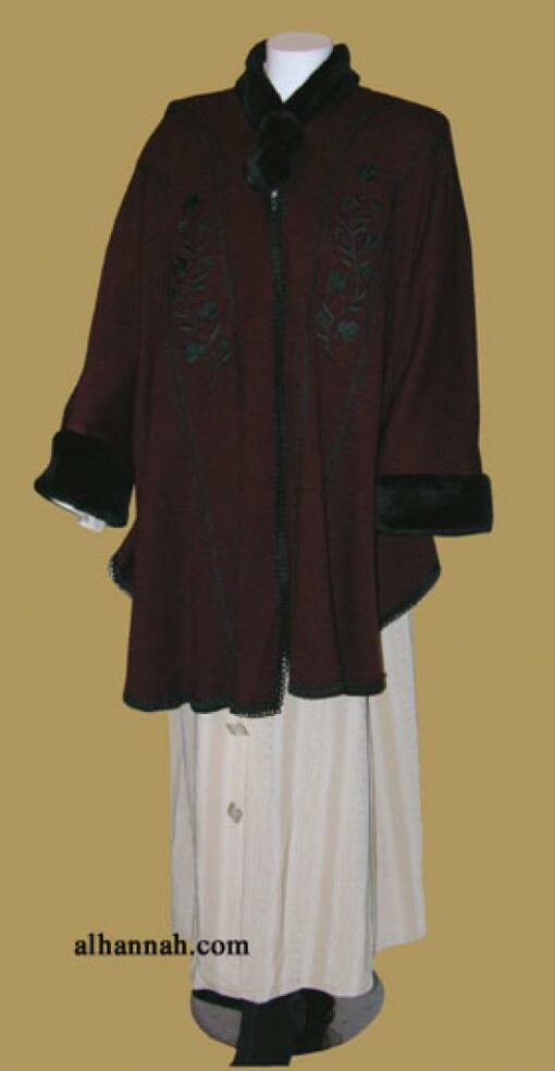 Womens Embroidered Acrylic Cape ct500