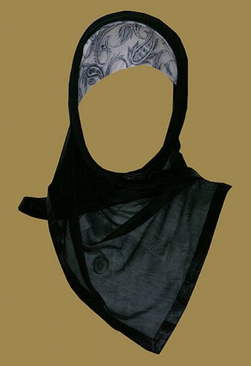Kuwaiti Style Wrap Hijab hi1164