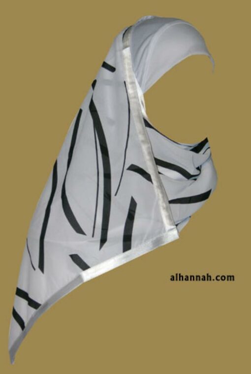 Kuwaiti Style Wrap Hijab hi1180