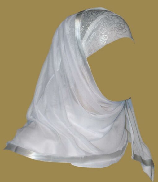 Kuwaiti Style Wrap Hijab hi1181