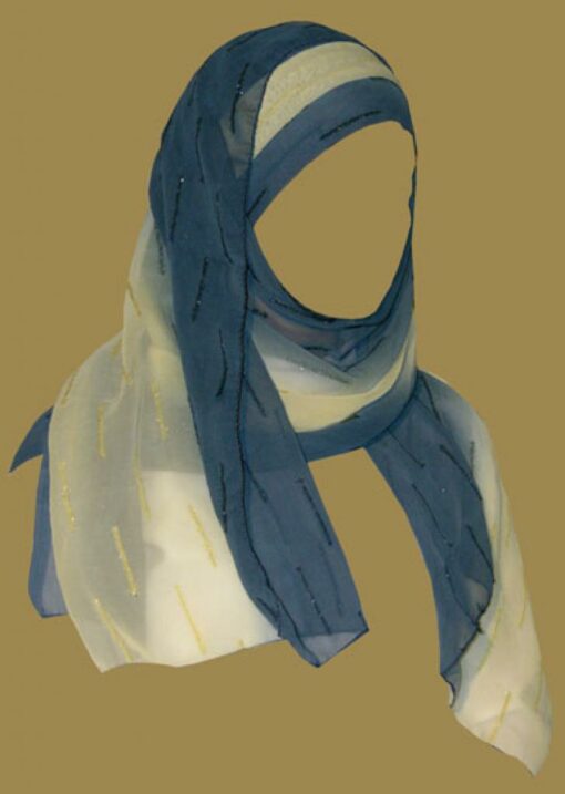 Kuwaiti Style Wrap Hijab hi1182