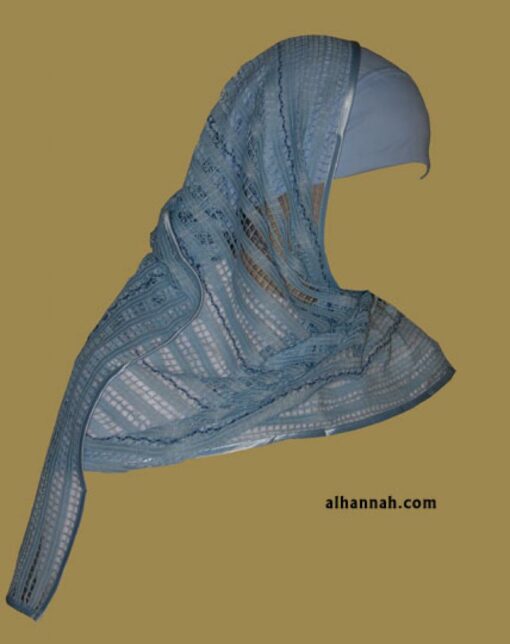 Kuwaiti Style Wrap Hijab hi1191