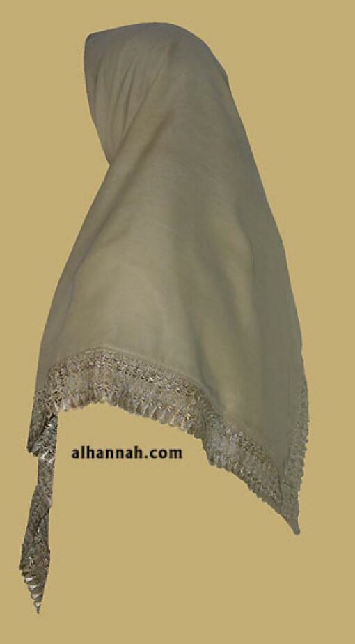 Triangle Lace Hijab hi1194