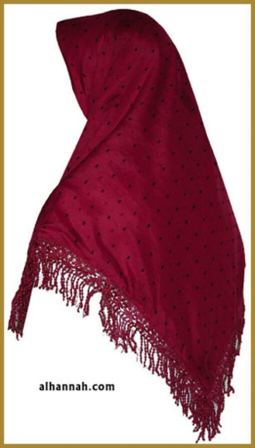 Triangle Lace Hijab hi1195
