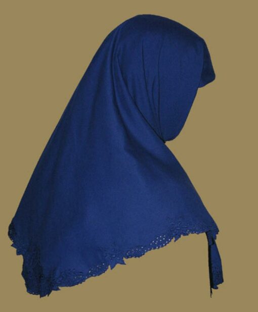 Oversize Printed Acrylic-blend Hijab hi1205