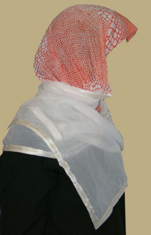 Kuwaiti Style Wrap Hijab hi1207