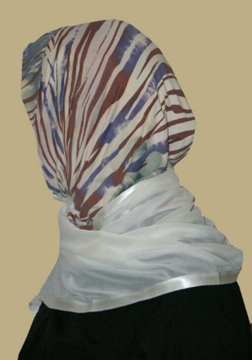 Kuwaiti Style Wrap Hijab hi1208