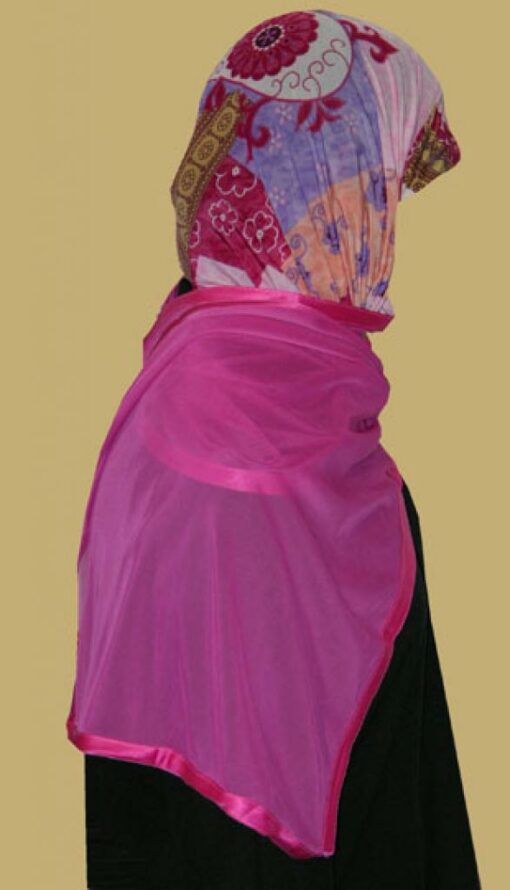 Kuwaiti Style Wrap Hijab hi1209