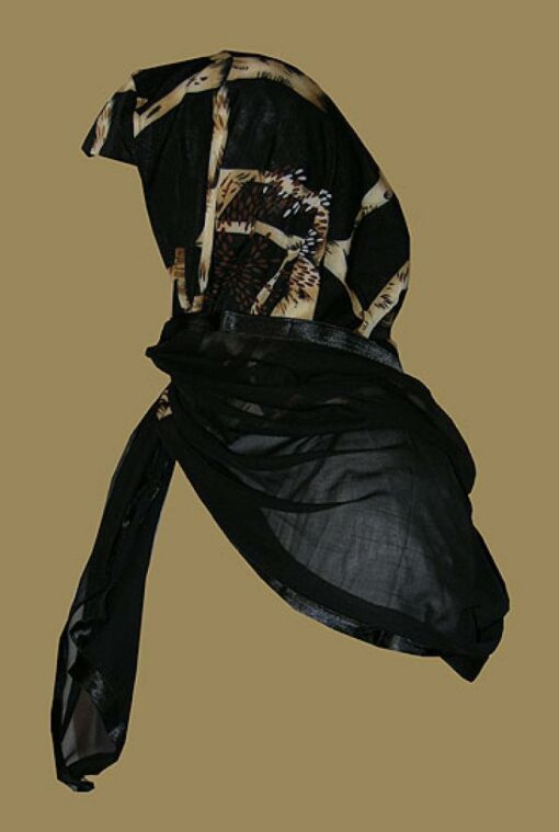 Kuwaiti Style Wrap Hijab hi1213