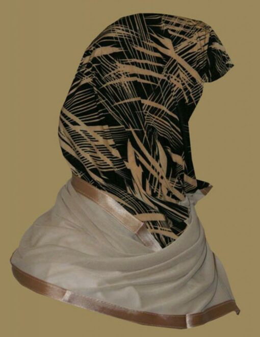 Kuwaiti Style Wrap Hijab hi1215