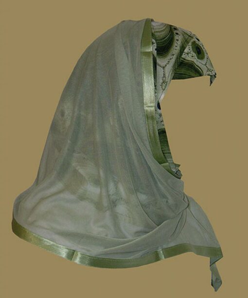 Kuwaiti Style Wrap Hijab hi1216