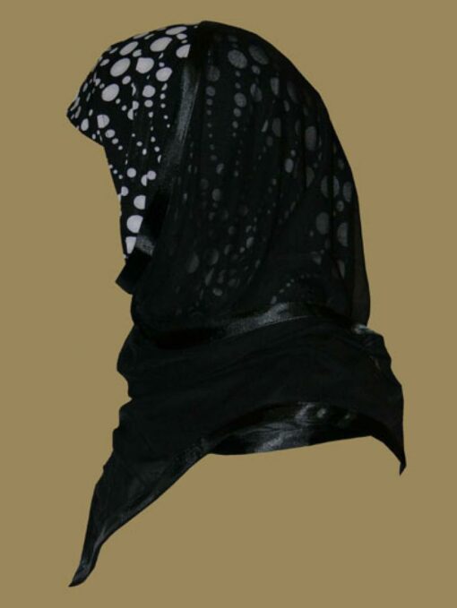 Kuwaiti Style Wrap Hijab hi1219