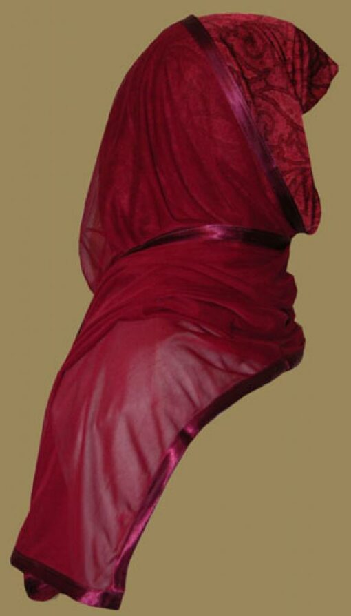 Kuwaiti Style Wrap Hijab hi1222