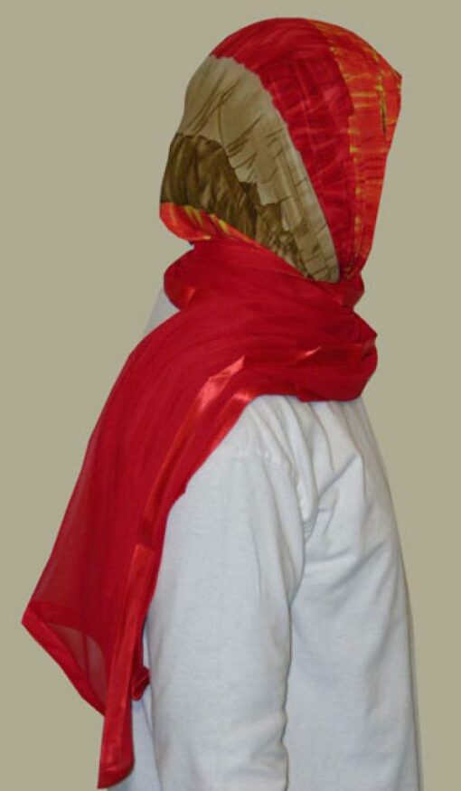 Kuwaiti Style Wrap Hijab hi1238