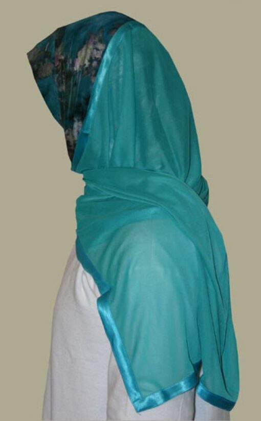 Kuwaiti Style Wrap Hijab hi1240