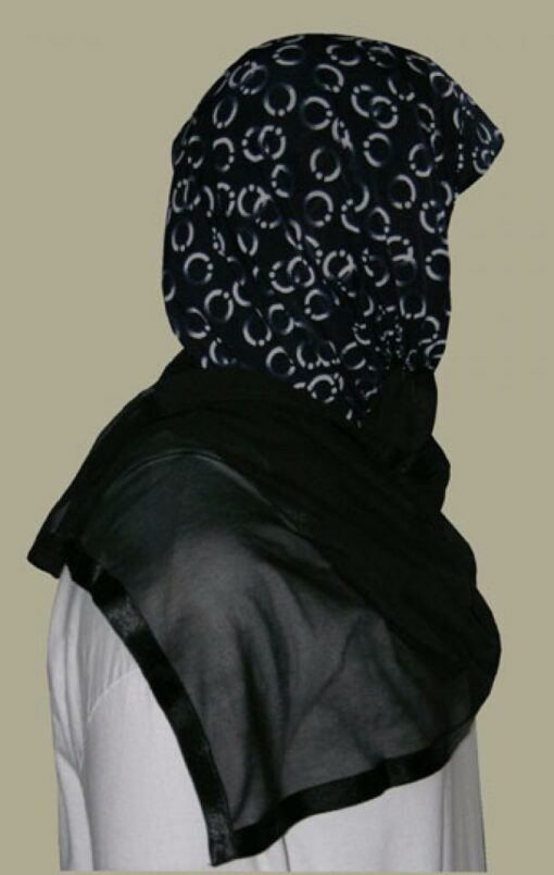 Kuwaiti Style Wrap Hijab hi1241