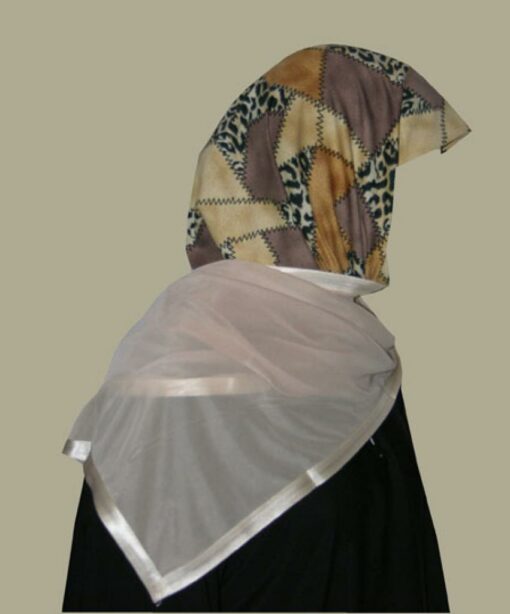 Kuwaiti Style Wrap Hijab hi1245