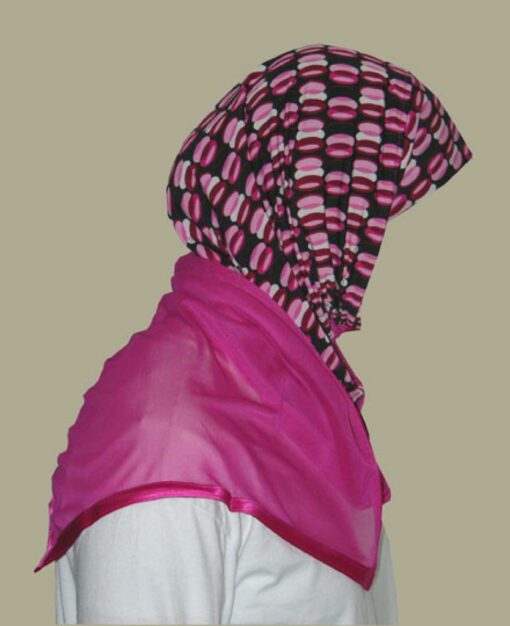 Kuwaiti Style Wrap Hijab hi1246