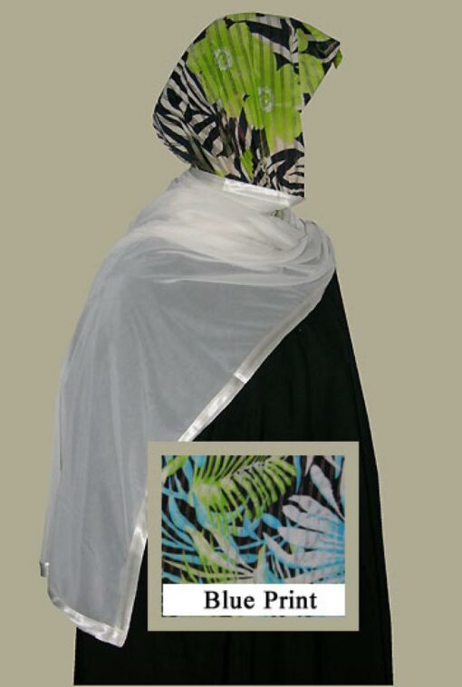 Kuwaiti Style Wrap Hijab hi1260