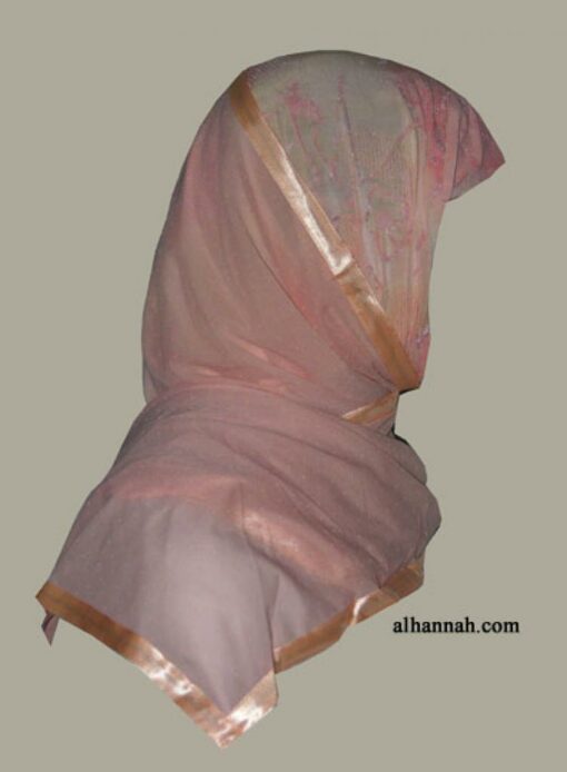Kuwaiti Style Wrap Hijab hi1266