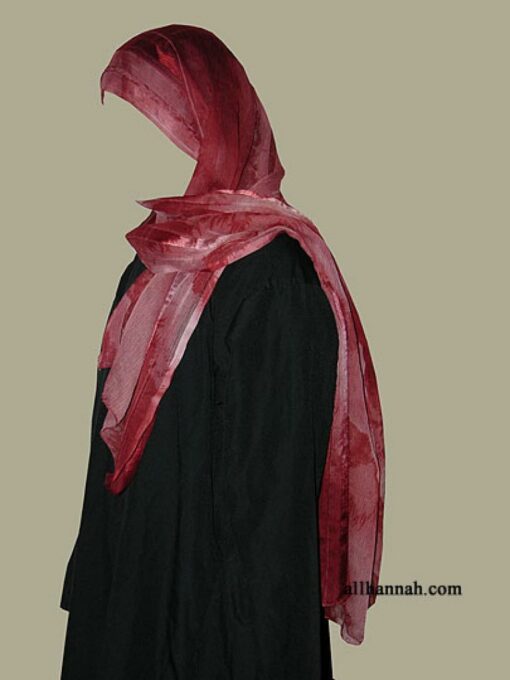 Kuwaiti Style Wrap Hijab hi1269