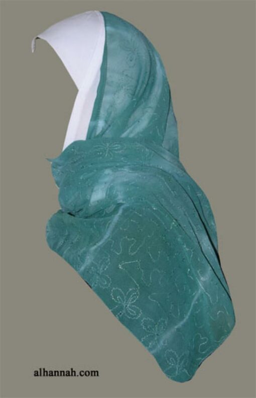 Kuwaiti Style Wrap Hijab hi1271
