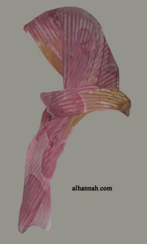 Kuwaiti Style Wrap Hijab hi1276
