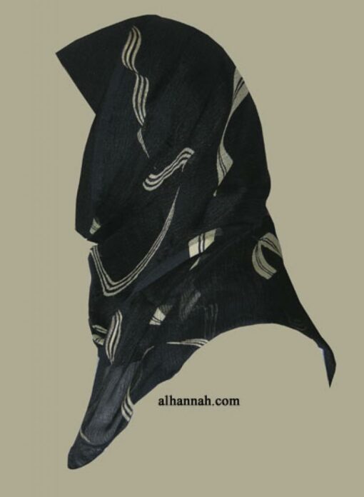 Kuwaiti Style Wrap Hijab hi1278
