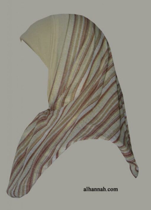 Kuwaiti Style Wrap Hijab hi1293