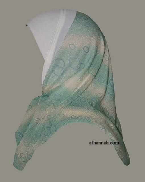 Kuwaiti Style Wrap Hijab hi1296