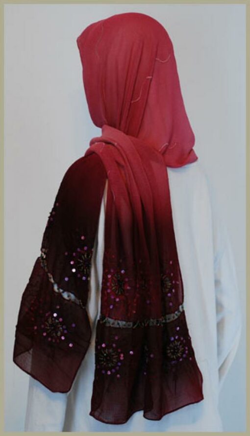 Chiffon Shayla Wrap Hijab hi1436